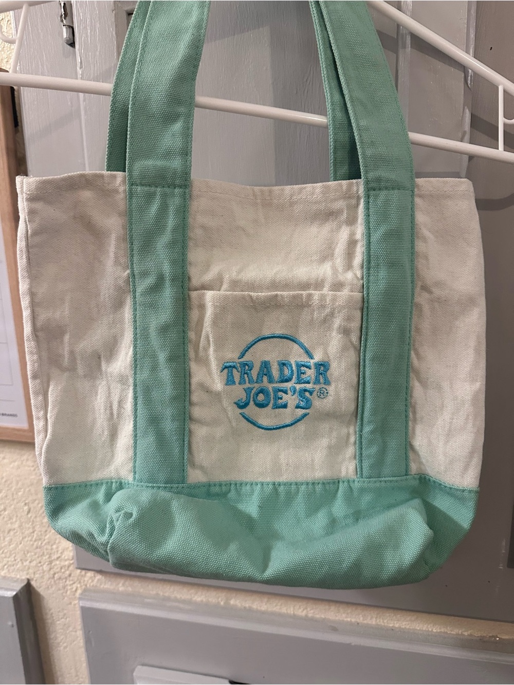 Trader Joe’s pastel Canvas Tote Bag